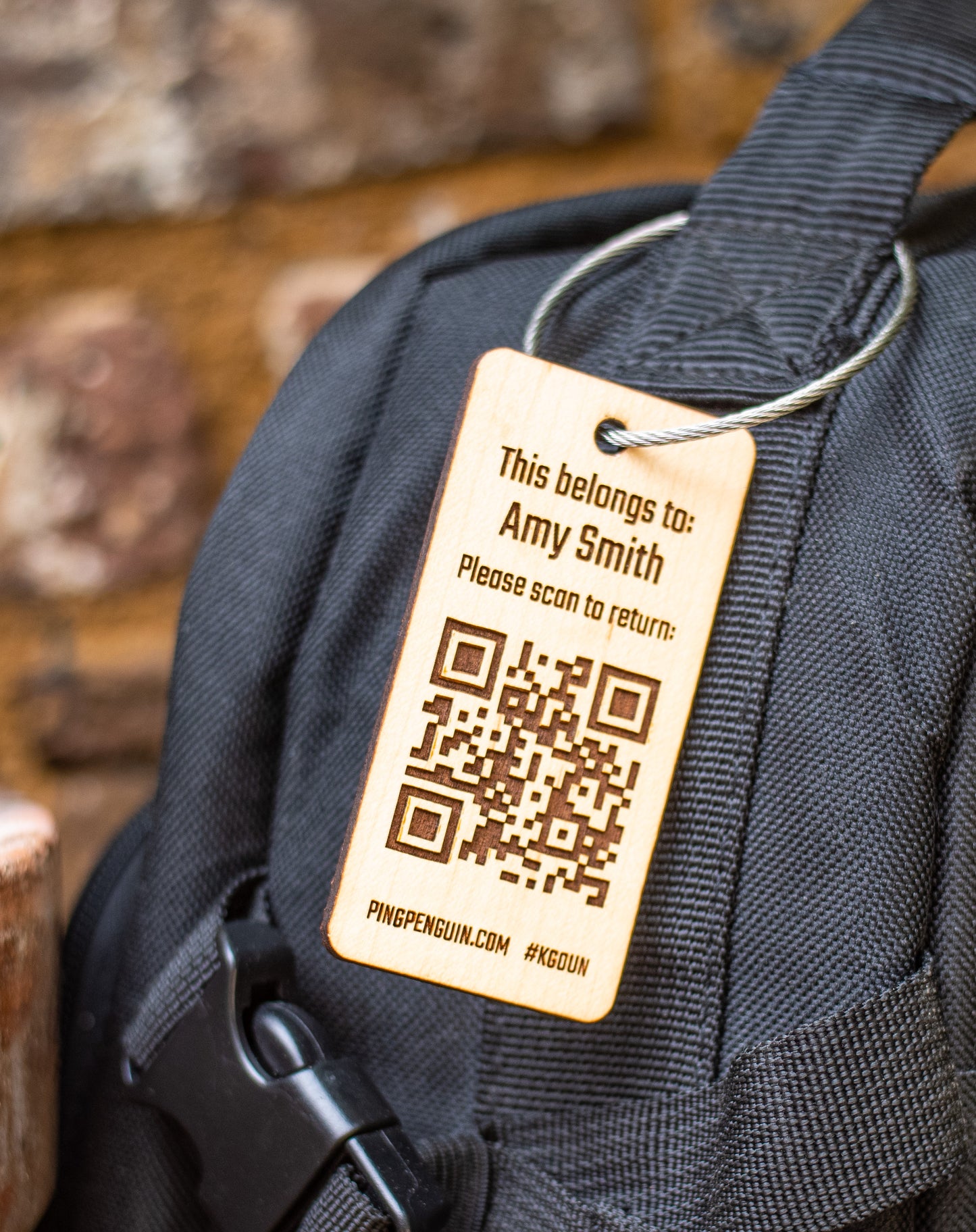 St Davids - Wooden tag