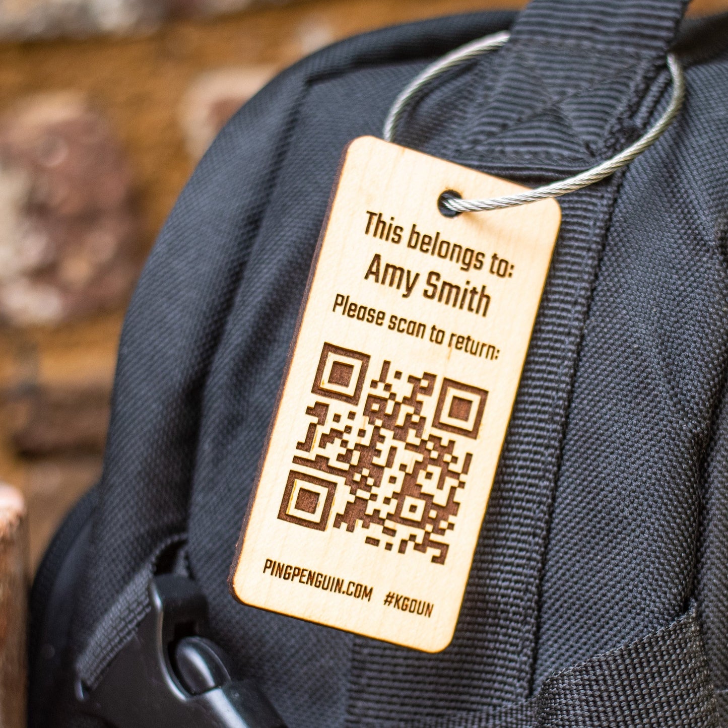 Wooden tag